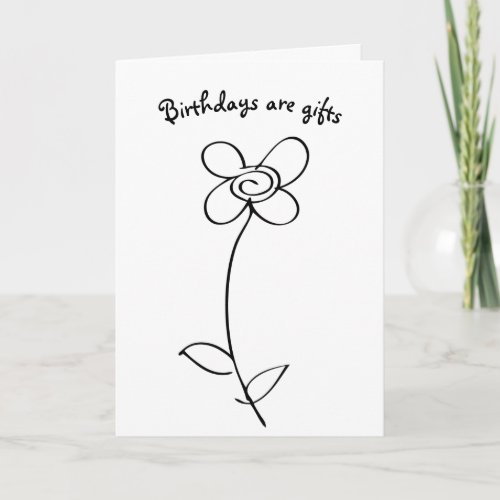 Doodle Flower Card