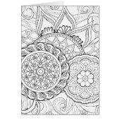 Doodle Flowers And Mandalas (Front)