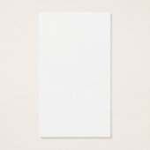 Doodle Frame White Vertical Earring Back Cards (Back)