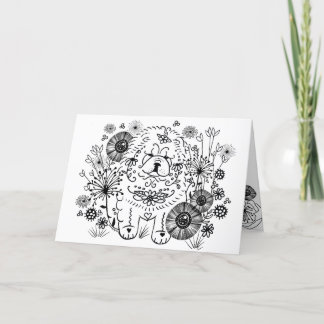 DOODLE GARDEN-   CHOW DOG Art cards