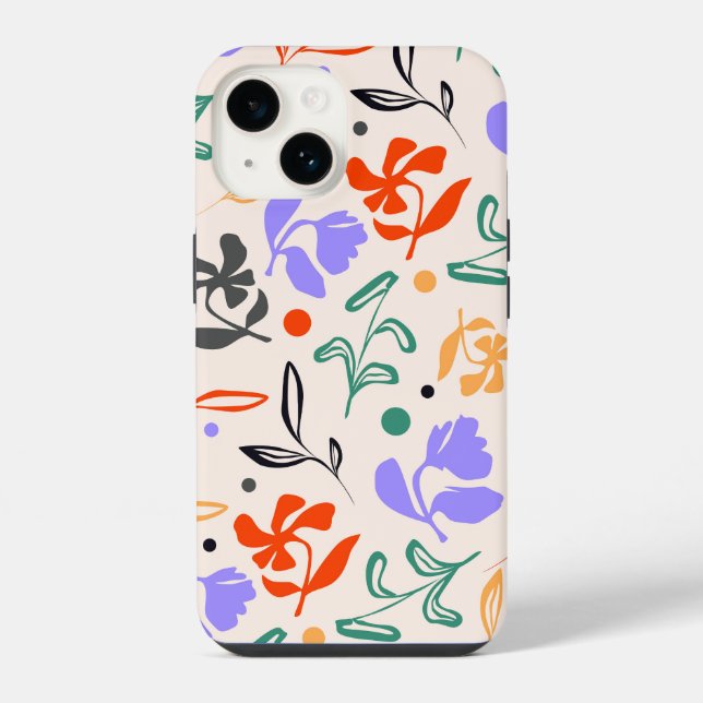 Doodle Garden Iphone Case (Back)