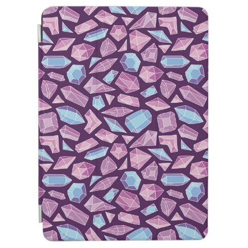 Doodle gems vintage seamless background iPad air cover