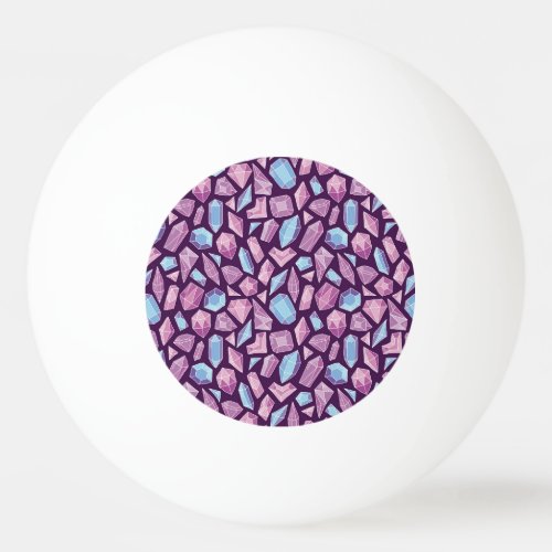 Doodle gems vintage seamless background ping pong ball