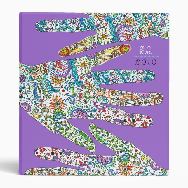 Doodle Hand Binder (Front)