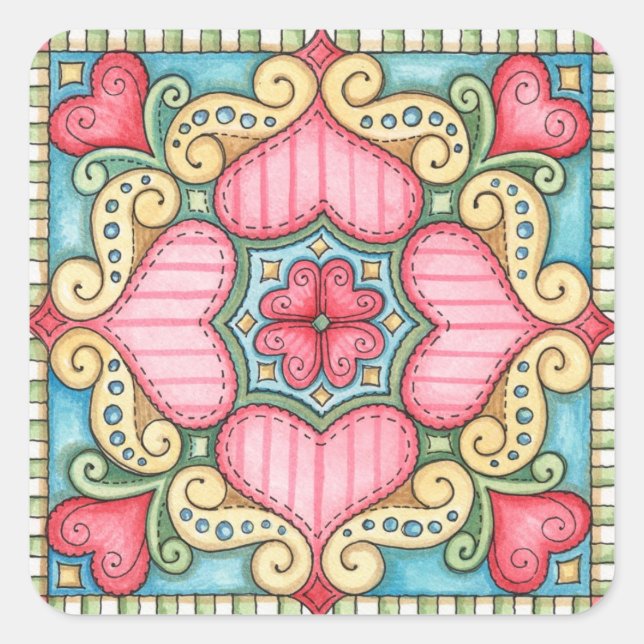 Doodle Heart - Stickers (Front)