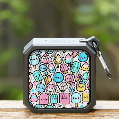 Doodle Ice Cream Cones and Popsicles  Bluetooth Speaker