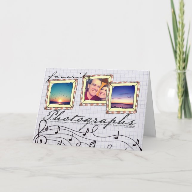 doodle instagram photo card (Front)