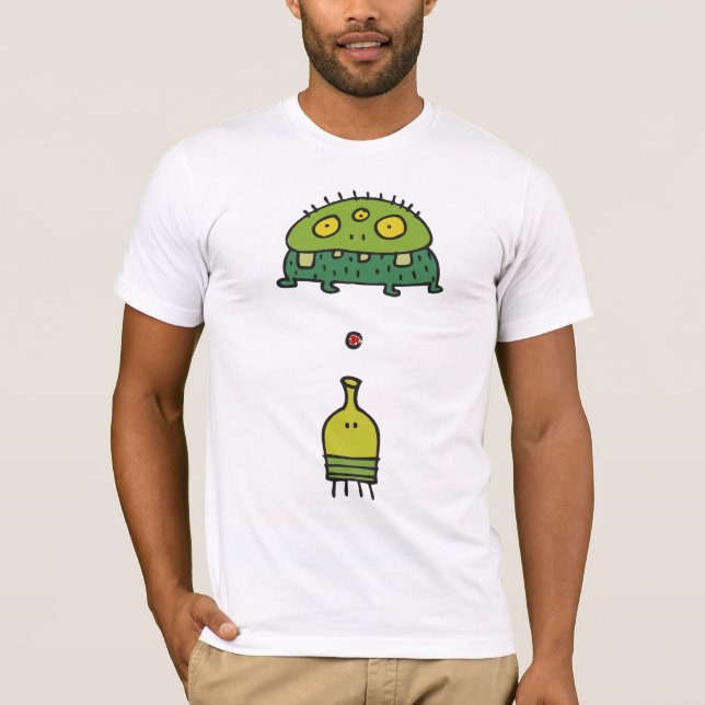 Doodle Jump Hubba the Jut Monster T-Shirt (Front)