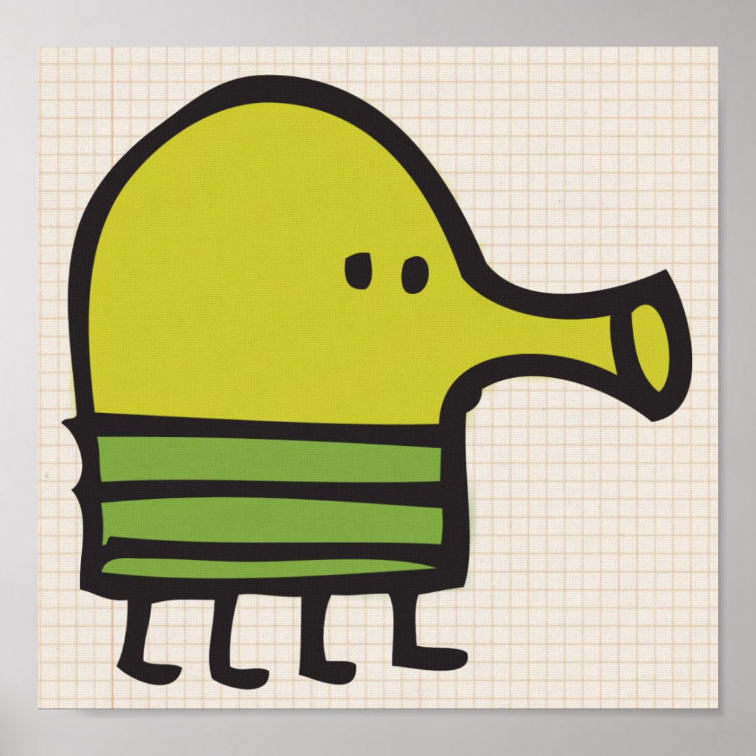 Doodle Jump Poster Zazzle