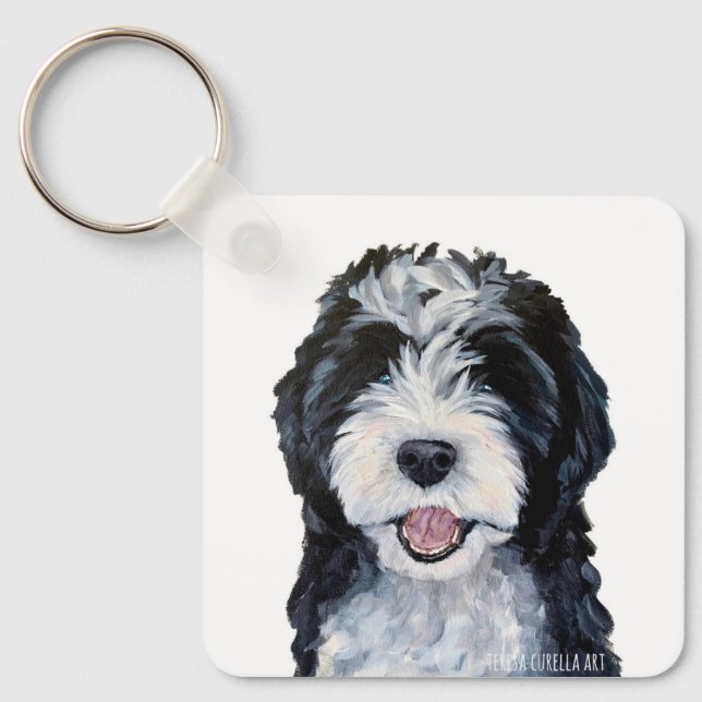 Doodle Keychain, All you need is love and a doodle Keychain (Front)