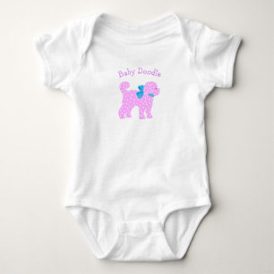 Doodle Love Baby Girl Nursery Bedroom  Bodysuit