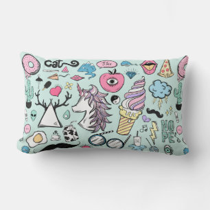 Doodle Lumbar Pillow