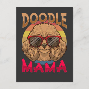 Doodle Mama Dog Owner Goldendoodle Lover Postcard