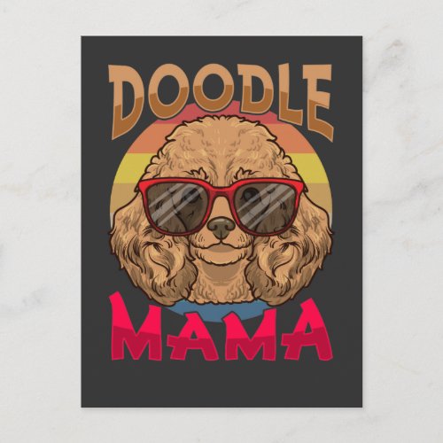 Doodle Mama Dog Owner Goldendoodle Lover Postcard