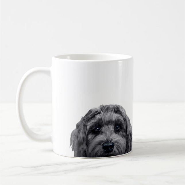 Doodle mix Black by miart Coffee Mug (Left)