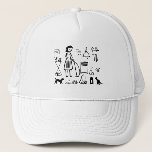 Doodle Mom Trucker Hat