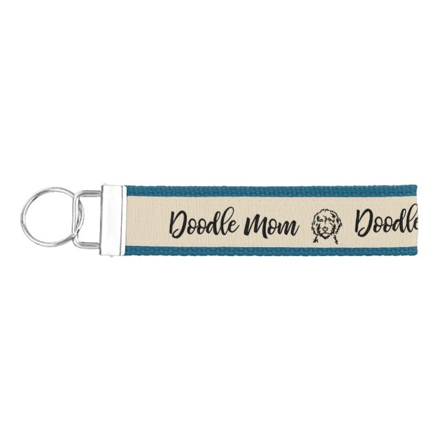 Doodle Mom Wrist Keychain (Keys on Left)
