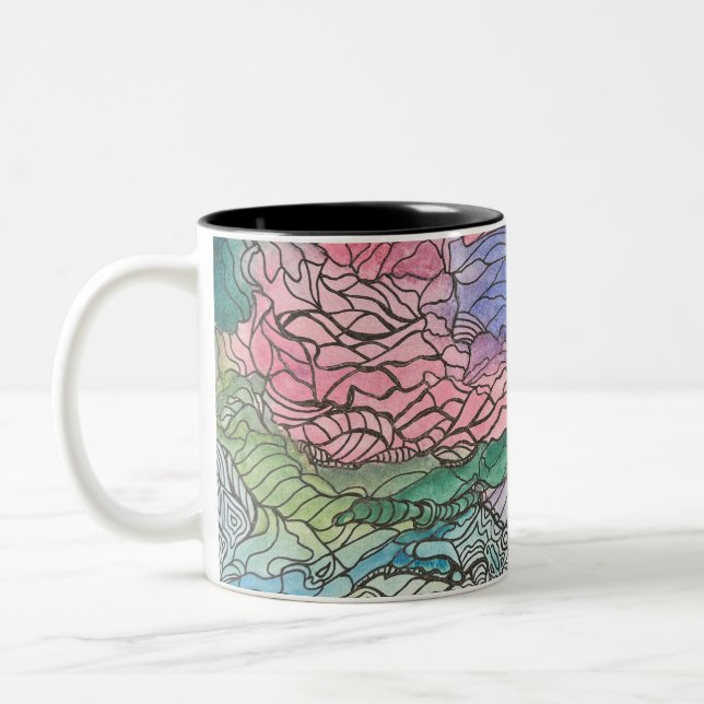 Doodle Mug by Jill  (Left)
