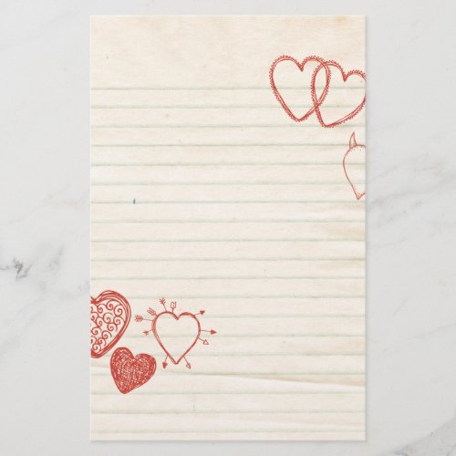 Doodle Notepad Love Letter Stationery