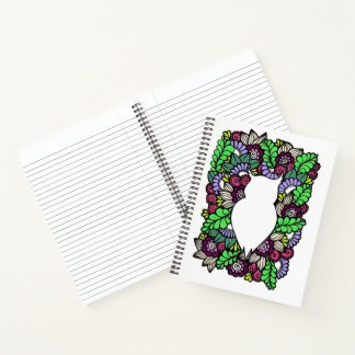 Doodle Owl 8.5" x 11" Spiral Notebook