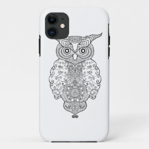 Doodle Owl iPhone 11 Case