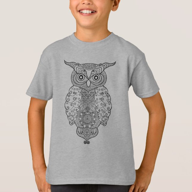Doodle Owl T-Shirt (Front)
