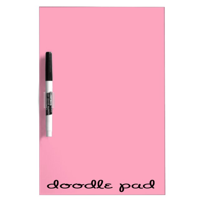 Doodle Pad Pink Dry-Erase Board (Front)