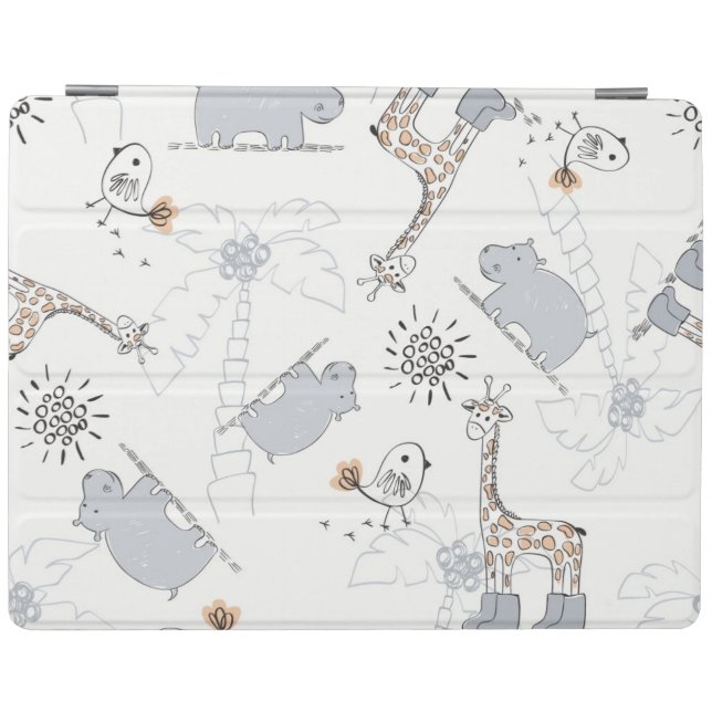 doodle pattern 2 iPad smart cover (Horizontal)