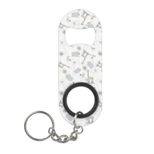 doodle pattern 2 keychain bottle opener