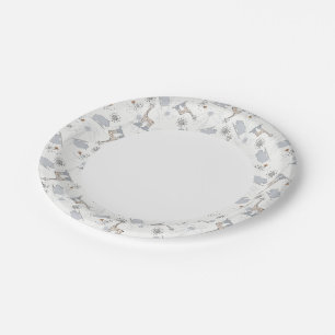 doodle pattern 2 paper plates