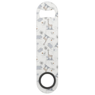 doodle pattern 2 speed bottle opener