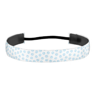 Doodle Paws, Dog Paws, Baby Blue Paws Athletic Headband