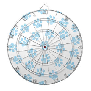 Doodle Paws, Dog Paws, Baby Blue Paws Dart Board