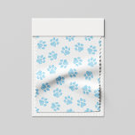 Doodle Paws, Dog Paws, Baby Blue Paws Fabric