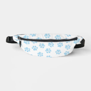 Doodle Paws, Dog Paws, Baby Blue Paws Fanny Pack