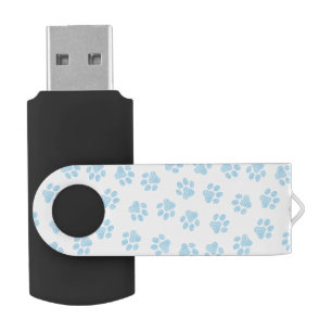 Doodle Paws, Dog Paws, Baby Blue Paws Flash Drive
