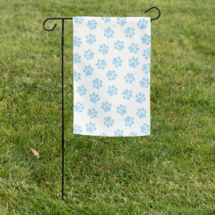 Doodle Paws, Dog Paws, Baby Blue Paws Garden Flag