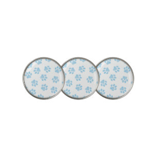 Doodle Paws, Dog Paws, Baby Blue Paws Golf Ball Marker