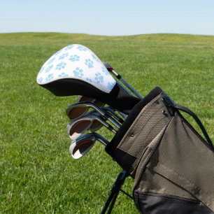 Doodle Paws, Dog Paws, Baby Blue Paws Golf Head Cover