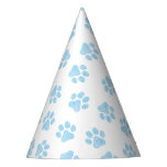 Doodle Paws, Dog Paws, Baby Blue Paws Party Hat