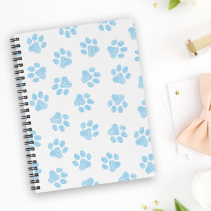 Doodle Paws, Dog Paws, Baby Blue Paws Planner