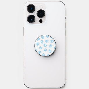 Doodle Paws, Dog Paws, Baby Blue Paws PopSocket