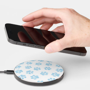 Doodle Paws, Dog Paws, Baby Blue Paws Wireless Charger