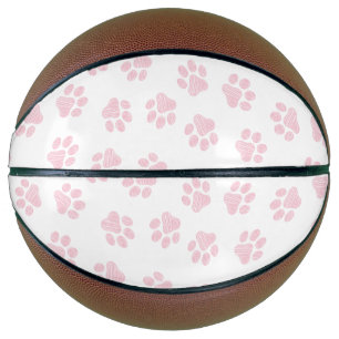 Doodle Paws, Dog Paws, Baby Pink Paws Basketball