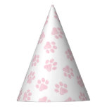 Doodle Paws, Dog Paws, Baby Pink Paws Party Hat