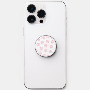 Doodle Paws, Dog Paws, Baby Pink Paws PopSocket