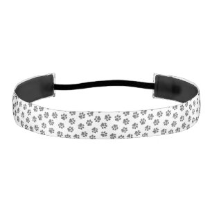 Doodle Paws, Dog Paws, Black Paws Athletic Headband