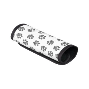 Doodle Paws, Dog Paws, Black Paws Luggage Handle Wrap