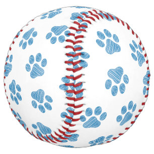 Doodle Paws, Dog Paws, Blue Paws Softball