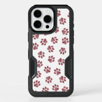 Doodle Paws, Dog Paws, Burgundy Paws